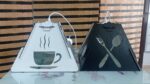 Plafonnier 1 lampe pour Cuisine couleur marron ou noir