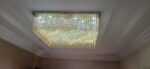 Plafonnier LUXE GM en cristal carree  800MM * 800MM